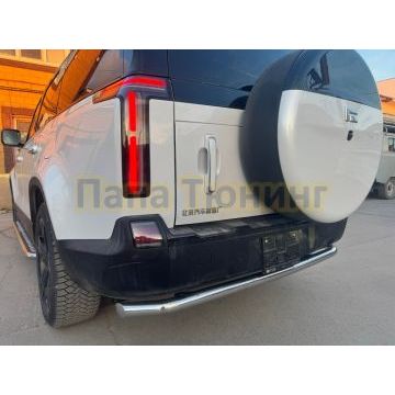 Защита заднего бампера Папа Тюнинг d60 для ROX 01 2024-