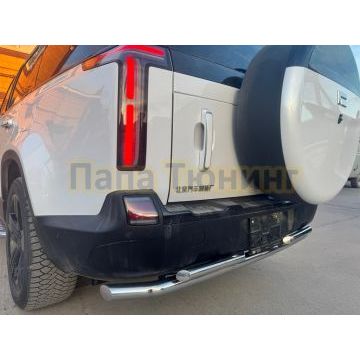 Защита заднего бампера двойная Папа Тюнинг d60/42 для ROX 01 2024-
