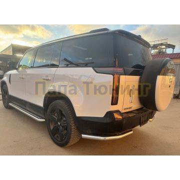 Защита заднего бампера угловая Папа Тюнинг d60 для ROX 01 2024-