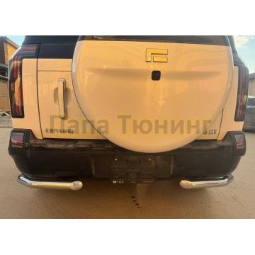 Защита заднего бампера угловая Папа Тюнинг d60 для ROX 01 2024-