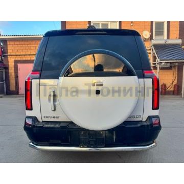 Защита заднего бампера угловая большая Папа Тюнинг d60 для ROX 01 2024-