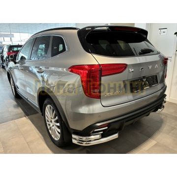 Защита заднего бампера  угловая двойная Папа Тюнинг d60/42 для HAVAL Jolion 2024-