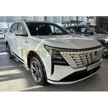 Пороги труба с проступью Папа Тюнинг d76 для Changan CS75 Plus IV 2025-
