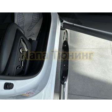 Пороги труба с проступью Папа Тюнинг d76 для Changan CS75 Plus IV 2025-