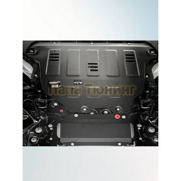Защита картера и рулевой рейки + комплект крепежа AutoMax Сталь для Geely Monjaro;2023-;2.0;4WD;AКПП; Geely Atlas;2024-;2.0;4WD;AКПП;Geely Atlas;2023-;2.0;FWD;РКПП.