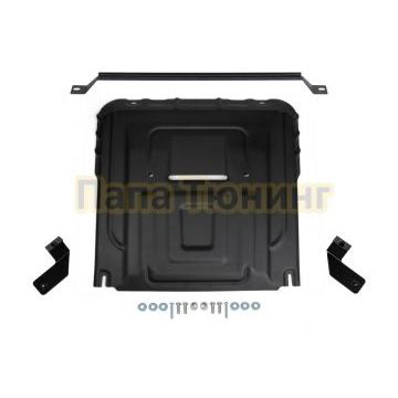 Защита картера + КПП + комплект крепежа AutoMAX Сталь для Haval Jolion;2021-2024 (Comfort);1 5;FWD;МКПП;Haval Jolion;2021-2024 (Comfort);1 5;FWD;РКПП