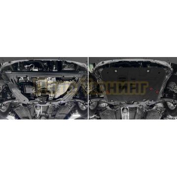 Защита картера + КПП + комплект крепежа AutoMAX Сталь для Haval M6;2023-;1 5;FWD;МКПП;Haval M6;2023-;1 5;FWD;РКПП