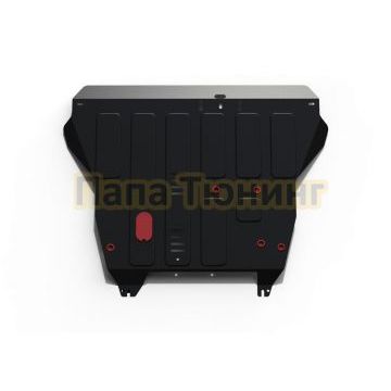 Защита картера + КПП + комплект крепежа AutoMAX Сталь для KIA Spectra;2004-2011;1 6;FWD;МКПП;KIA Spectra;2004-2011;1 6;FWD;АКПП