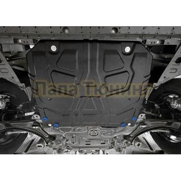 Защита картера + КПП + комплект крепежа Rival Сталь для GAC GS4;2024-;1 5;FWD;РКПП; GAC GS4;2025-;2.0;4WD;АКПП