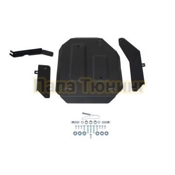 Защита редуктора + комплект крепежа Rival Сталь для Haval Jolion 2021- 1.5Т МКПП АКПП 4WD; HAVAL H3 1 5V Робот полный 2024-