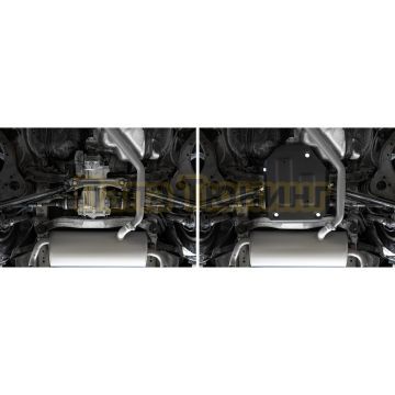 Защита редуктора + комплект крепежа Rival Сталь для Haval Jolion 2021- 1.5Т МКПП АКПП 4WD; HAVAL H3 1 5V Робот полный 2024-