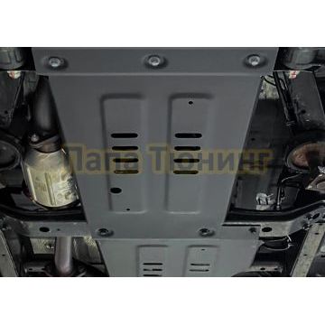 Защита КПП + комплект крепежа АвтоБРОНЯ Сталь для BAIC BJ40;2023-;2 0;4WD;АКПП