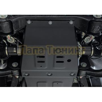 Защита картера АвтоБРОНЯ Сталь для BAIC BJ40;2023-;2 0;4WD;АКПП