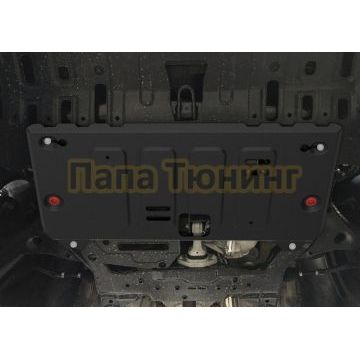 Защита картера + КПП + комплект крепежа АвтоБроня Сталь для Changan Eado Plus 2023- 1.4 робот