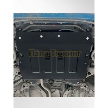 Защита картера и КПП + комплект крепежа АвтоБРОНЯ Сталь для Daihatsu Thor;Toyota Roomy;Toyota Tank;Subaru Justy