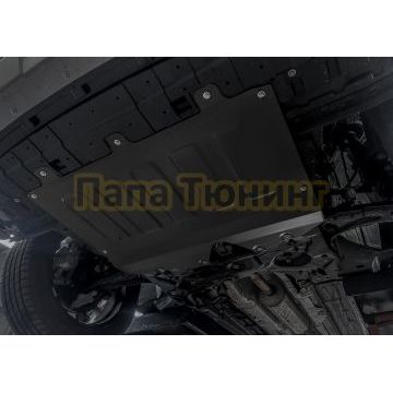 Защита картера + комплект крепежа Автоброня Сталь для Dongfeng Shine Max V-1 5 передний 2023-/ Aeolus Huge 2024-