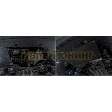 Защита картера + комплект крепежа Автоброня Сталь для Dongfeng Shine Max V-1 5 передний 2023-/ Aeolus Huge 2024-