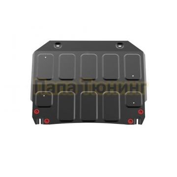 Защита картера + КПП + комплект крепежа АвтоБРОНЯ Сталь для GAC GS3;2024-;1 5;FWD;РКПП(рынок РФ); GAC Empow;2025-;1 5;FWD;РКПП