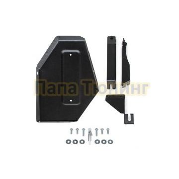 Защита редуктора + комплект крепежа АвтоБРОНЯ Сталь для GAC GS8 V-2 АКПП 4WD 2023-