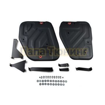 Защита топливного бака + комплект крепежа АвтоБРОНЯ Сталь для Geely Monjaro;2023-;2 0;4WD;АКПП