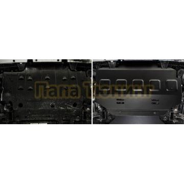 Защита радиатора + комплект крепежа АвтоБРОНЯ Сталь для Great Wall King Kong Poer;2023-;2 0d;4WD;МКПП;Haval H5;2024-;2 0;4WD;АКПП