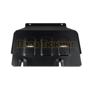 Защита картера + комплект крепежа АвтоБРОНЯ Сталь для Great Wall King Kong Poer;2023-;2 0d;4WD;МКПП;Haval H5;2024-;2 0;4WD;АКПП