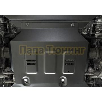 Защита картера + комплект крепежа АвтоБРОНЯ Сталь для Great Wall King Kong Poer;2023-;2 0d;4WD;МКПП;Haval H5;2024-;2 0;4WD;АКПП