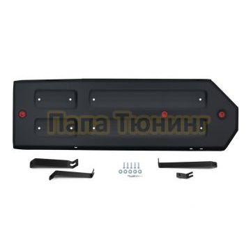 Защита топливного бака + комплект крепежа АвтоБРОНЯ Сталь для Great Wall King Kong Poer V - 2.0. МКПП полный 2023-