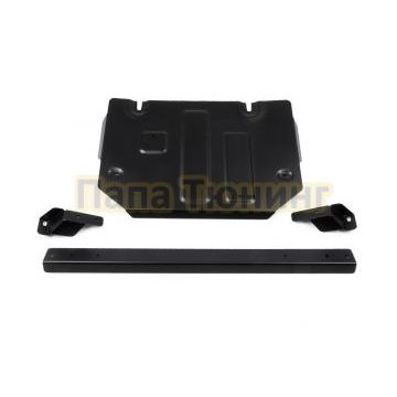 Защита РК + комплект крепежа АвтоБРОНЯ Сталь для Great Wall King Kong Poer;2023-;2 0d;4WD;МКПП;Haval H5;2024-;2 0;4WD;АКПП