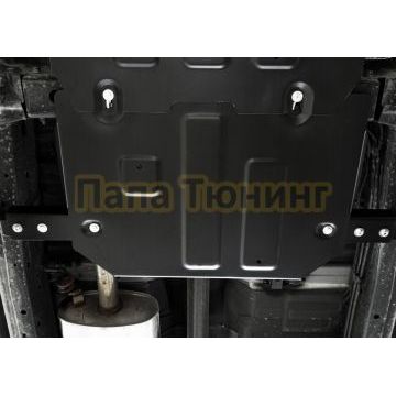 Защита РК + комплект крепежа АвтоБРОНЯ Сталь для Great Wall King Kong Poer;2023-;2 0d;4WD;МКПП;Haval H5;2024-;2 0;4WD;АКПП