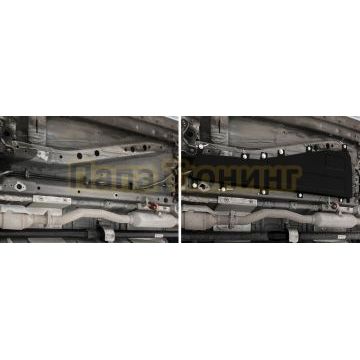 Защита топливных трубок + комплект крепежа АвтоБРОНЯ Сталь для Haval Jolion 2021- V-1.5 Робот 2WD 4WD; HAVAL H3 1 5V Робот полный