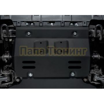 Защита радиатора + комплект крепежа АвтоБРОНЯ Сталь для TANK 3000;2023-;2 0;4WD;АКПП;TANK 50;2023-;2 0;4WD;АКПП;TANK;500;2023-;3 0 (299 л.с.);4WD;АКПП;HAVAL;H9;2024-;2 0;4WD;АКПП;HAVAL;H9;2024-;2 4d;4WD;АКПП