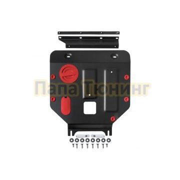 Защита картера + комплект крепежа АвтоБРОНЯ Сталь для Honda Freed;Honda Fit;Honda Jazz;Honda Insight