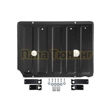 Защита топливного бака + комплект крепежа АвтоБРОНЯ Сталь для Honda Freed;2016-2019;1 5;FWD;CVT;Honda Freed;2019-2024;1 5;FWD;CVT