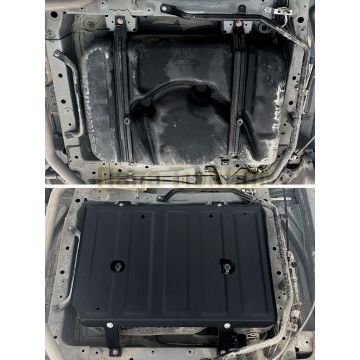 Защита топливного бака + комплект крепежа АвтоБРОНЯ Сталь для Honda Freed;2016-2019;1 5;FWD;CVT;Honda Freed;2019-2024;1 5;FWD;CVT