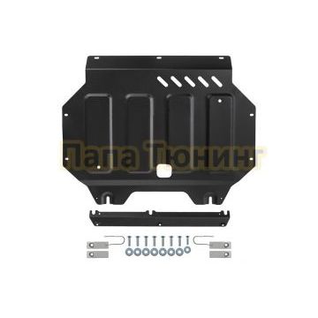 Защита картера + комплект крепежа АвтоБРОНЯ Сталь для Honda Freed;Honda Shuttle