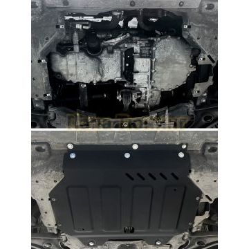 Защита картера + комплект крепежа АвтоБРОНЯ Сталь для Honda Freed;Honda Shuttle