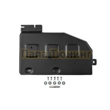 Защита кромки АКБ + комплект крепежа АвтоБРОНЯ Сталь для WEY 05;2023-;2 0;4WD;РКПП