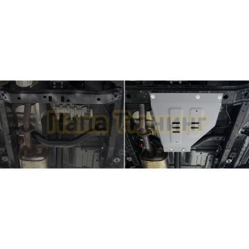 Защита раздаточной коробки + комплект крепежа Rival Алюминий для BAIC BJ40;2023-;2 0;4WD;АКПП