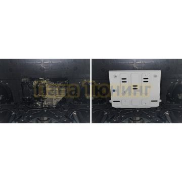 Защита картера + комплект крепежа Rival Алюминий для Geely Emgrand SS11 V-1.5 МКПП АКПП передний 2023-