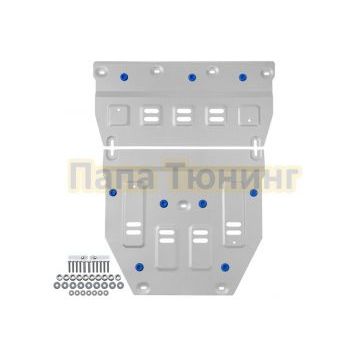 Защита электродвигателя и кромки АКБ + комплект крепежа Rival Алюминий для BYD Yuan Up;2025-;EV;FWD