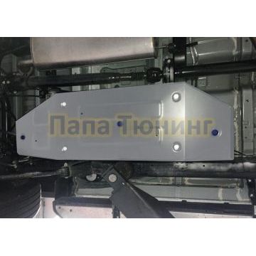 Защита топливного бака+ комплект крепежа Rival Алюминий для Changan Hunter Plus V-2.0 АКПП полный 2023-