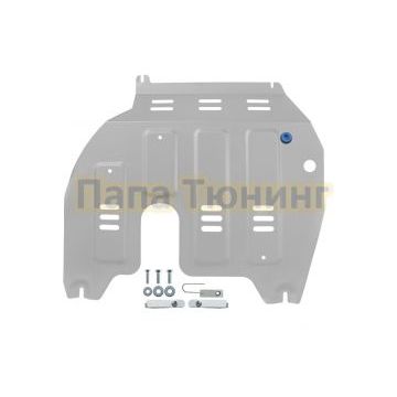 Защита картера + КПП + комплект крепежа Rival Алюминий для Chevrolet Captiva;2019-;1 5;FWD;CVT