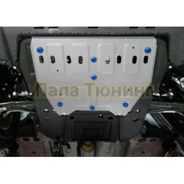 Защита картера + КПП + комплект крепежа Rival Алюминий для Citroen C5 Aircross;2024-;1 6;FWD;АКПП;Peugeot 4008;2024-;1 6;FWD;АКПП