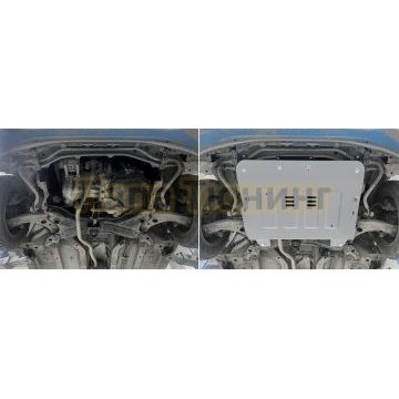 Защита картера и КПП + комплект крепежа Rival Алюминий для Daihatsu Thor;Toyota Roomy;Toyota Tank;Subaru Justy