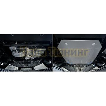 Защита картера + КПП + комплект крепежа Rival Алюминий для GAC GS3;2024-;1 5;FWD;РКПП(рынок РФ); GAC Empow;2025-;1 5;FWD;РКПП