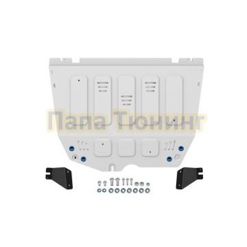 Защита картера увеличенная + КПП + комплект крепежа Rival Алюминий для GAC GS4;2024-;1 5;FWD;РКПП; GAC GS4;2025-;2.0;4WD;АКПП