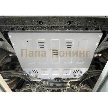 Защита картера увеличенная + КПП + комплект крепежа Rival Алюминий для GAC GS4;2024-;1 5;FWD;РКПП; GAC GS4;2025-;2.0;4WD;АКПП