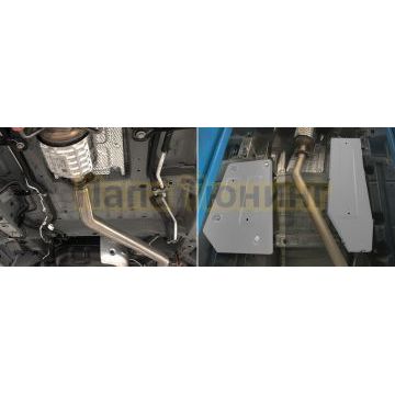 Защита топливных и тормозных магистралей + комплект крепежа Rival Алюминий для GAC M8 V - 2.0. АКПП передний 2024-