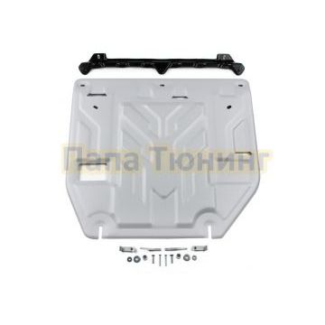 Защита картера + КПП + комплект крепежа Rival Алюминий для Geely Monjaro;2023-;2 0;4WD;АКПП